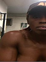 super hot ebony female bodybuilder mistress treasure in ripped contest shape